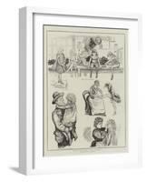 Behind the Scenes at the Pantomime-Charles Paul Renouard-Framed Giclee Print