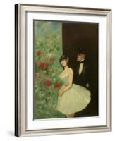 Behind the Scenes, c.1880-Jean Louis Forain-Framed Giclee Print