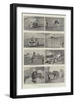 Behind the Scenes of a Travelling Circus-null-Framed Giclee Print