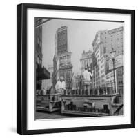 Behind the Scenes of Hollywood Movie Production-Alfred Eisenstaedt-Framed Premium Photographic Print