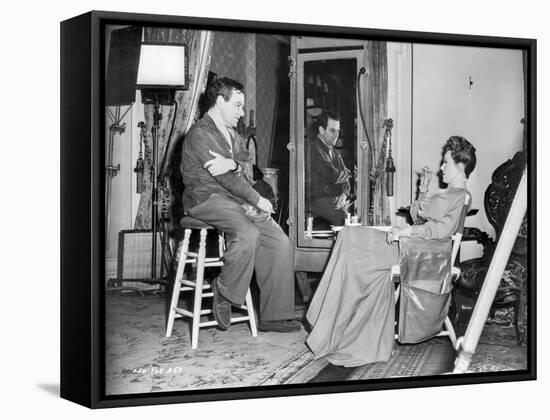 Behind the scenes of The Little Foxes.-Movie Star News-Framed Stretched Canvas