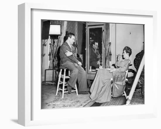 Behind the scenes of The Little Foxes.-Movie Star News-Framed Photo