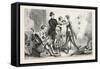 Behind the Scenes, Theatre, 1876, UK-null-Framed Stretched Canvas