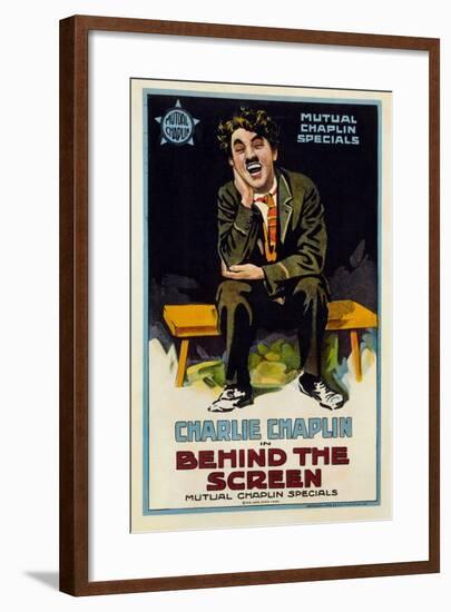 Behind the Screen, 1916-null-Framed Giclee Print