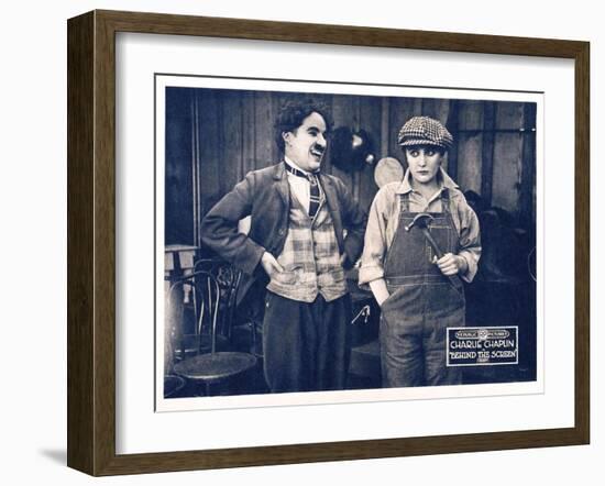 Behind the Screen (aka The Pride of Hollywood)-null-Framed Art Print