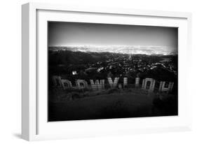 Behind the Sign-John Gusky-Framed Photographic Print