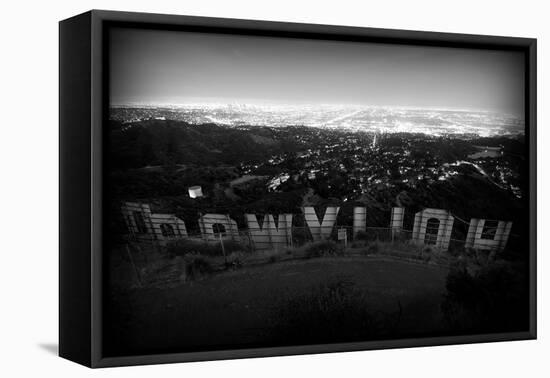 Behind the Sign-John Gusky-Framed Stretched Canvas