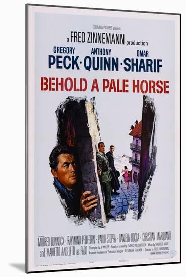 Behold a Pale Horse, Gregory Peck, Anthony Quinn, Omar Sharif, 1964-null-Mounted Art Print