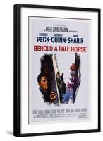 Behold a Pale Horse, Gregory Peck, Anthony Quinn, Omar Sharif, 1964-null-Framed Art Print