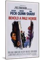 Behold a Pale Horse, Gregory Peck, Anthony Quinn, Omar Sharif, 1964-null-Mounted Art Print