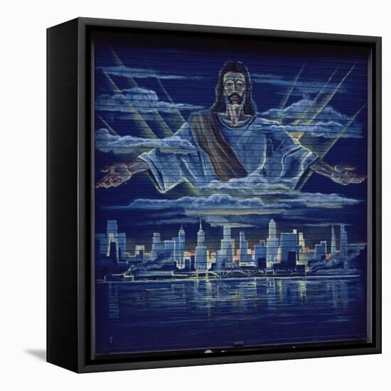 Behold Jesus Come Quickly-null-Framed Stretched Canvas