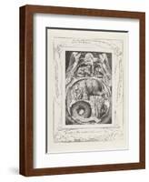 Behold Now Behemoth Which I Made with Thee, 1825-William Blake-Framed Giclee Print