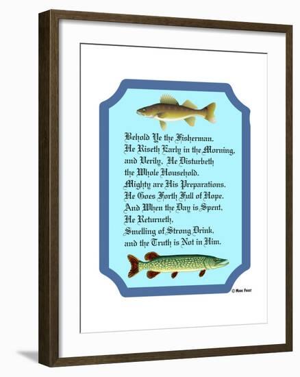 Behold Ye the Fisherman-Mark Frost-Framed Giclee Print