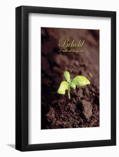 Behold-null-Framed Art Print