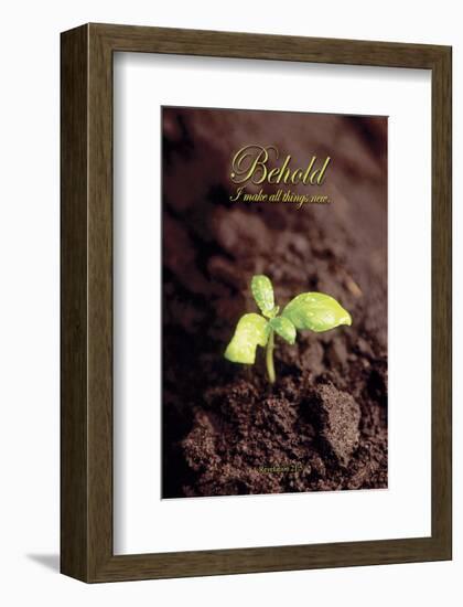 Behold-null-Framed Art Print