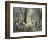 Bei Der Elefantenjagd-István Nagy-Framed Giclee Print