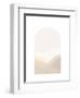 Beige Abstract Landscape-Elena Ristova-Framed Giclee Print