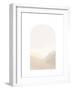 Beige Abstract Landscape-Elena Ristova-Framed Giclee Print