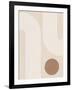 Beige Arc Poster No.1-Elena Ristova-Framed Giclee Print