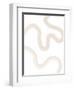 Beige Brush Stroke Poster No.2-Elena Ristova-Framed Premium Giclee Print