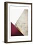 Beige Burgundy Mountains 3-Urban Epiphany-Framed Art Print