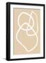 Beige Lines 03-1x Studio-Framed Giclee Print