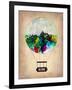 Beijing Air Balloon-NaxArt-Framed Art Print