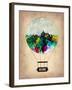 Beijing Air Balloon-NaxArt-Framed Art Print