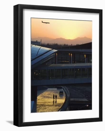 Beijing Capital Airport, Second Largest Building in the World, Beijing, China-Kober Christian-Framed Photographic Print