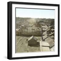Beijing (China), Panoramic View Near the Forbidden City-Leon, Levy et Fils-Framed Premium Photographic Print
