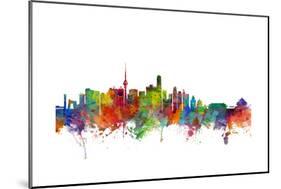 Beijing China Skyline-Michael Tompsett-Mounted Art Print