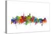 Beijing China Skyline-Michael Tompsett-Stretched Canvas