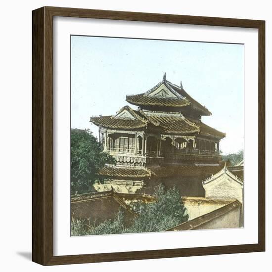 Beijing (China), Tangontin Monastery, Circa 1860-Leon, Levy et Fils-Framed Photographic Print