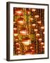 Beijing Hotel Lobby and Red Chinese Lanterns, China-Walter Bibikow-Framed Premium Photographic Print