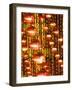 Beijing Hotel Lobby and Red Chinese Lanterns, China-Walter Bibikow-Framed Photographic Print