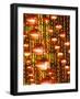 Beijing Hotel Lobby and Red Chinese Lanterns, China-Walter Bibikow-Framed Photographic Print