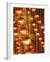 Beijing Hotel Lobby and Red Chinese Lanterns, China-Walter Bibikow-Framed Photographic Print