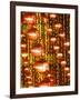 Beijing Hotel Lobby and Red Chinese Lanterns, China-Walter Bibikow-Framed Photographic Print