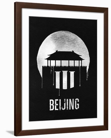 Beijing Landmark Black-null-Framed Art Print