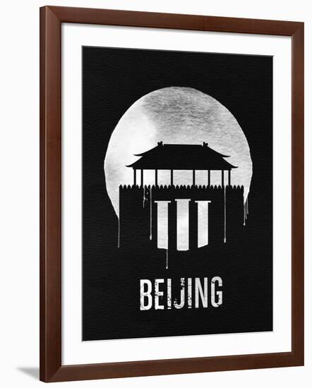 Beijing Landmark Black-null-Framed Art Print
