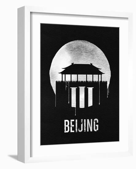 Beijing Landmark Black-null-Framed Art Print