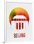Beijing Landmark Red-null-Framed Art Print