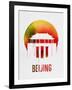 Beijing Landmark Red-null-Framed Art Print