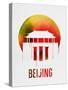 Beijing Landmark Red-null-Stretched Canvas