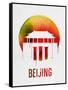 Beijing Landmark Red-null-Framed Stretched Canvas