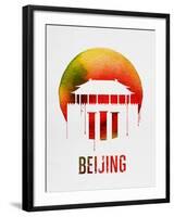 Beijing Landmark Red-null-Framed Art Print