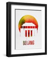 Beijing Landmark Red-null-Framed Art Print