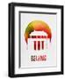 Beijing Landmark Red-null-Framed Art Print