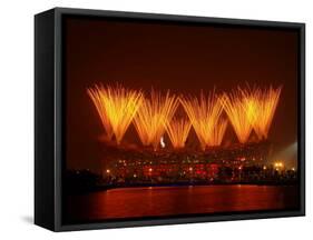 Beijing Olympics Closing Ceremony, Bird's Nest, Beijing, China-null-Framed Stretched Canvas