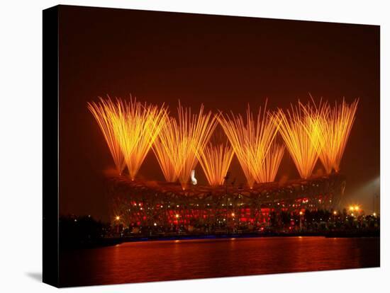 Beijing Olympics Closing Ceremony, Bird's Nest, Beijing, China-null-Stretched Canvas